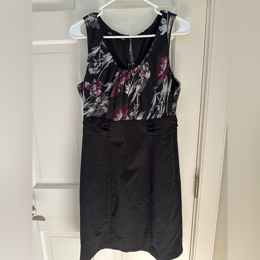 Maurices Black and Purple Sheath Dress
